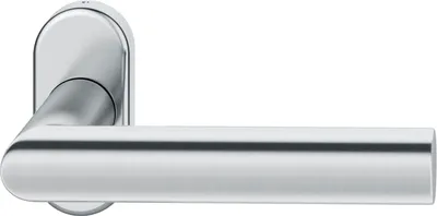 Produktbild von FSB Rahmentürdrücker 09 1108 Hochhaltefeder B ovale Rosette Edelstahl matt
