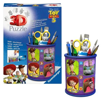 Obrázok produktu pre Puzzle Disney Toy Story, 3D držiak na ceruzky, 54 dielikov