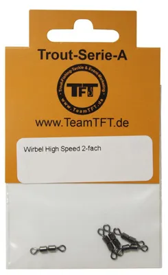 Produktbild von TFT High Speed 2-fach Wirbel - 5 Forellenwirbel, Größe/Tragkraft:Gr. 6 / 25kg