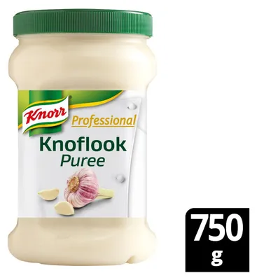 Produktbild von Knorr Knoblauch-Püree 750 g – Frisches, aromatisches Knoblauchpüree zum Kochen