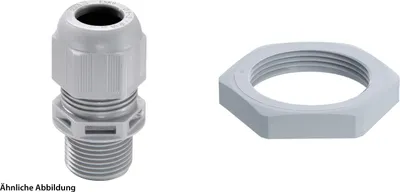 Obrázok produktu pre WISKA skrutkové spojenie s protimutrou M32x1,5 dlhé polyamid (PA) dĺžka závitu 15,0 mm – 1 kus