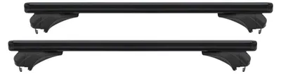 Produktbild von Menabo Sonic Black XL | Dachträger BMW - X1 (F48) 2015-2019 - Aluminium - Länge 135 cm - Tragkraft 75 kg - 2er-Pack