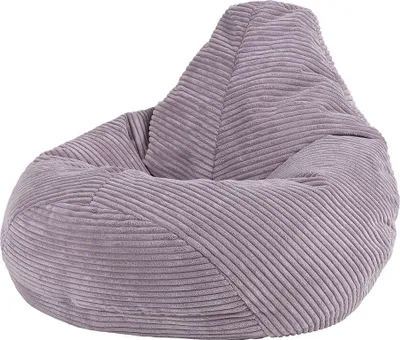 Produktbild von icon Sitzsack-Sessel Bean Bag Flauschig Dalton Für Kinder, Lila, Cord, Kindersitzsack, Groß, Sitzsack Kinder mit Füllung - Hergestellt in Deutschland
