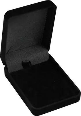 Produktbild von Samt-Halsketten-Schmuckbehälter-Geschenk-Display-Box-Ring-Armband-Aufbewahrungskoffer-Schwarz