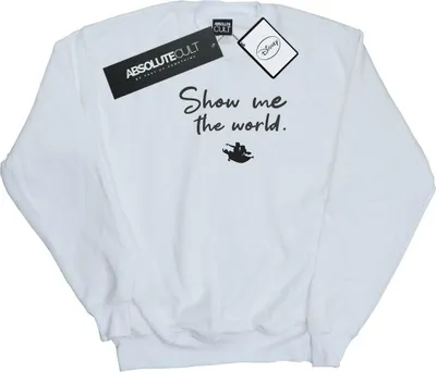 Produktbild von Disney - "Show Me The World" Sweatshirt für Herren BI17372 (M) (Weiß)
