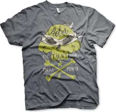 Produktbild von TMNT - Rebel Turtle Power T-Shirt - X-Large - Dark-Heather