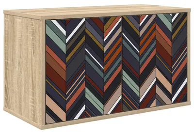 Obrázok produktu pre vidaXL Nástenná TV skrinka OMMEN, 69 x 33 x 40 cm, Imitácia dreva Sonoma