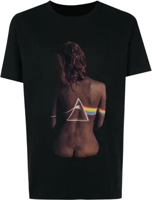 Image de Pink Floyd - T-shirt "Ebony" pour homme/femme unie RO1519 (L) (Noir)