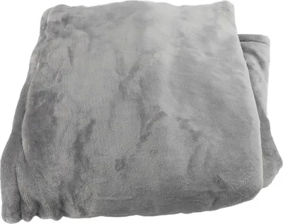 Produktbild von 12V Elektrische Auto Heizdecke Flanell Sherpa, 3 Heizstufen, Waschbar & Tragbar, Für Auto Reise Camping, Hellgrau 150x100cm