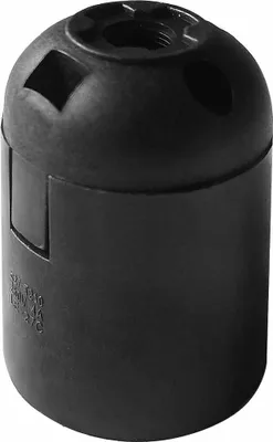 Immagine prodotto di Presa termoplastica E27, nera