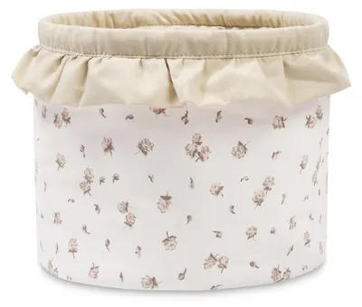 Produktbild von Spielzeugkorb aus Baumwolle, Größe S, Rosé-Beige