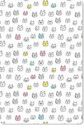 Produktbild von MuchoWow® Mauspad Mousepad Mädchen - Katze - Haustiere - Muster - Mädchen - Kinder - Kinder 40x60 cm - Mousepads - Maus Mat - Pad - Mausunterlage - Schreibtisch Accesoire