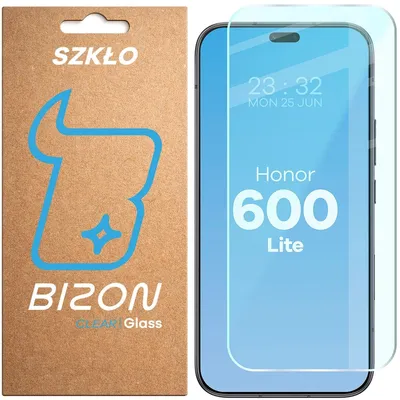 Produktbild von Gehärtetes Glas für Honor 600 Lite 5G, Bizon Glass Clear