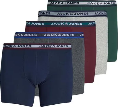 Produktbild von Jack & Jones 12211701_2383_939496_5XL, Unterhosen, Kofferraum, Erwachsener, Männlich, Blau, Dark Grey Melange