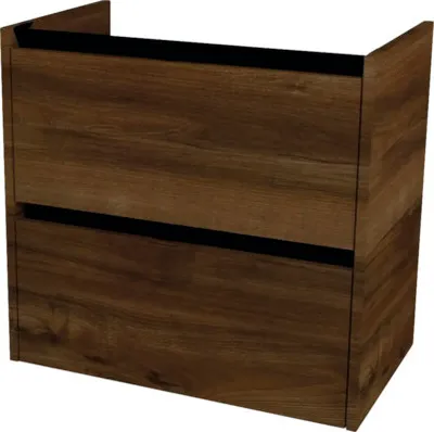Produktbild von Devo Waschbeckenunterschrank Etna 2.0 BxHxT 67 x 64 x 40 cm ohne Waschbecken tobacco pacific walnut