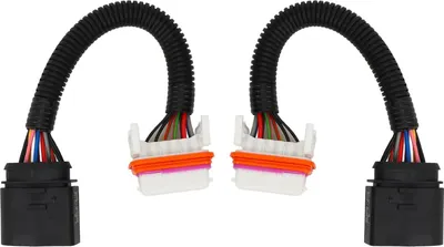 Image de 2PCS Phare Xenon faisceau de câbles gauche droite circuit 95563123910 pour Cayenne 2003 à 2006