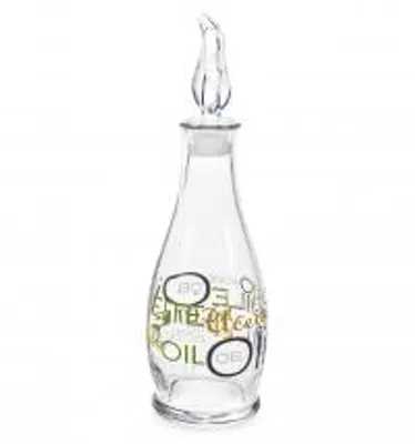 Immagine prodotto di H&H Bottiglia Olio Memo In Vetro Decorato