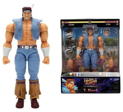 Obrázok produktu pre Figúrka T Hawk zo hry Street Fighter II, výška 17 cm - Jada Toys - (ostatné kategórie / hračky)
