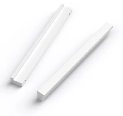 Zdjęcie produktu dla Uchwyty do szafek kuchennych, białe, rozstaw otworów 160 mm, 2 sztuki