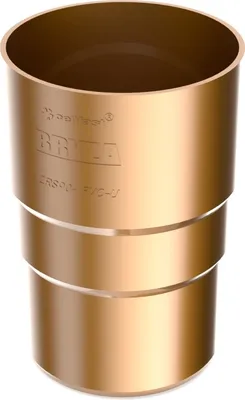 Produktbild von Kunststoff-Fallrohrverbinder Ø 90 mm, Kupfer RAL-eigen