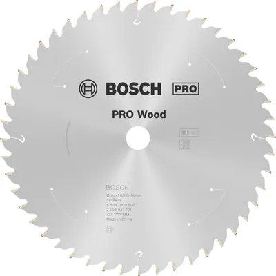 Produktbild von PRO Wood cordless Kreissägeblatt, 184 x 1,6 x 16 mm, T48