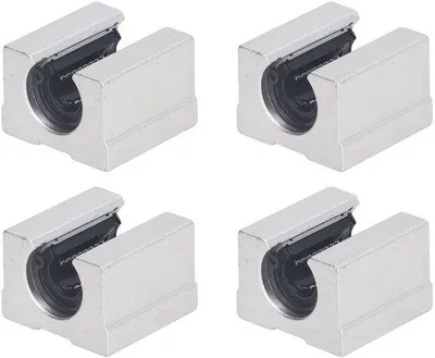 Productafbeelding van Aluminium bewegingsblok, 4 stuks, lineair lager, hoge hardheid, slijtvast