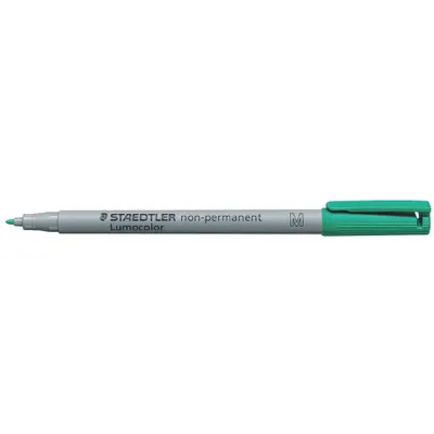 Immagine prodotto di Penna lavabile M verde Lumocolor Staedtler
