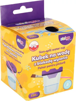 Produktbild von Wasserbecher mit Auslaufsperre, Mix STRIGO