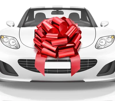Große Autoschleife Rot 46 cm – Geschenkschleife für große Geschenke
