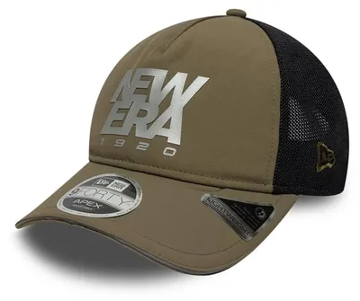 Immagine prodotto di Cappellino da baseball New Era Performance 9FORTY con visiera a M e struttura a A, color oliva