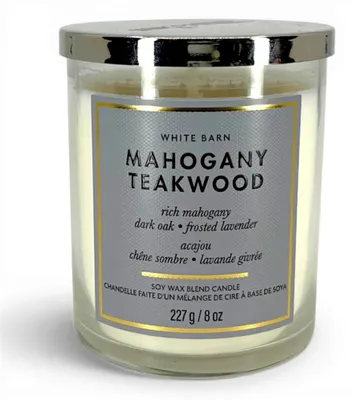 Image de Bougie parfumée "Mahogany Teakwood" de Bath & Body Works, format unique, 227 g