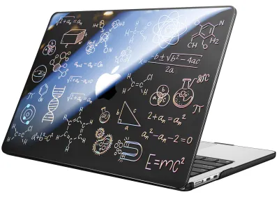 Produktbild von Fintie Hülle Kompatibel mit MacBook Air 13,6 Zoll M5 M4 M3 M2 (2026-2022) A3449 A3240 A3113 A2681, Ultradünne Hartschale Schutzhülle Snap Cover Kompatibel mit MacBook Air 13, Formeln