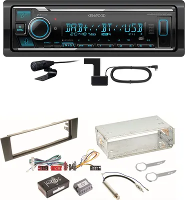 Produktbild von Kenwood KMM-BT508DAB Bluetooth Digitalradio USB Einbauset für Audi A3 8P 8PA