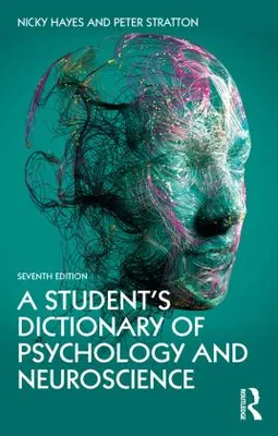 Obrázok produktu pre A Student's Dictionary of Psychology and Neuroscience