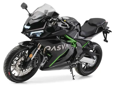 Produktbild von Motorrad 125 ccm QASVA GP1 95 km/h 14,4 PS ABS Euro 5+ Schwarz