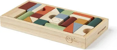 Produktbild von Kids Concept Kiste mit Bauklötzen Carl Larsson - ab 12 Monaten - 26x14x3cm