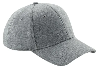 Immagine prodotto di Cappellino da baseball unisex in jersey Beechfield FK255 (taglia unica) (grigio chiaro)