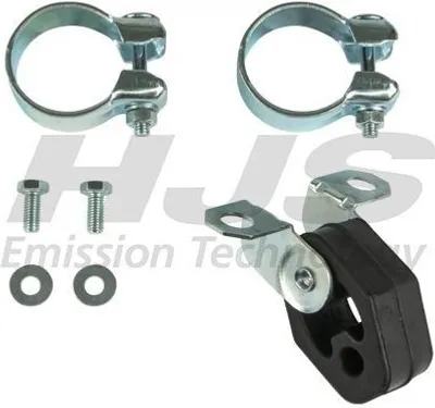 Produktbild von HJS 82 11 9254 Montagesatz Auspuffanlage Abgasanlage für VW Polo Schrägheck (6R1, 6C1) für SKODA FABIA (NJ3) FABIA Kombi (NJ5) für SEAT