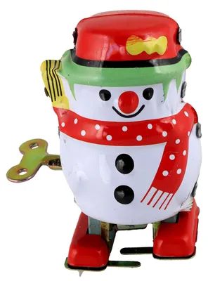 Produktbild von Blechspielzeug - Schneemann Winter Schnee Dekoration Blechfigur