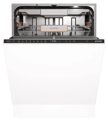 Immagine prodotto di Gorenje GV583C10, Plně vestavěné, Úzká (45 cm), Dotyk, 3 košík/košíky, Košík, Nerezová ocel