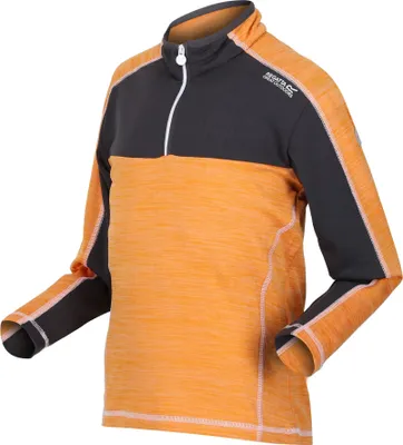 Obrázok produktu pre Regatta - "Hewley" fleecový top s polovičným zipsom pre deti RG7988 (164) (jasmínovo zelená/čierna)