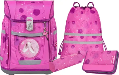 Image de McNeill sac d'école Tenero Schoolbag Set 5 pièces Pinky rose