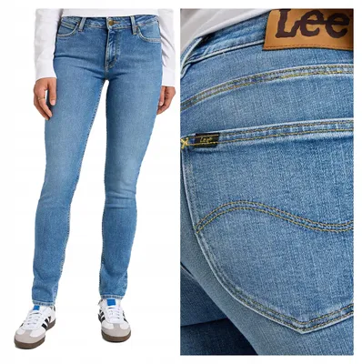 Obrázek produktu pro Lee | Dámské džíny Elly Denim Stretch Slim Fit, přiléhavé, klasické a moderní, šířka pasu 31, délka nohavic 33
