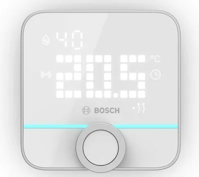 Zdjęcie produktu dla Termostat pokojowy BOSCH Smart Home II, biały, srebrny, 87 x 86 x 35 mm - A