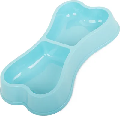 Produktbild von 2er Hundenapf Fressnapf Futternapf Futterstation Napf Katzennapf 0,25l, Größe:UNIVERSAL, Farbe:Blau