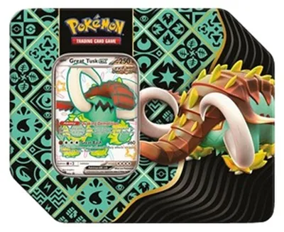 Immagine prodotto di Pokemon Paldean Fates: Great Tusk ex Tin
