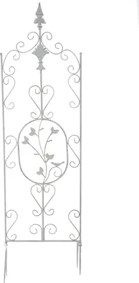 Produktbild von Klettergerüst - Pflanzenstütze - Robuste Verankerung für Kletterpflanzen. Farbe: Antikweiß