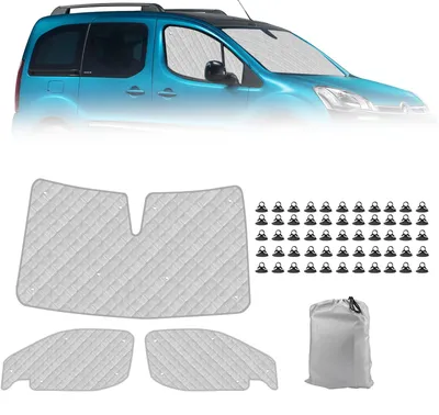 Immagine prodotto di Omgoods - Set di 3 parasole pieghevoli per Citroen Berlingo