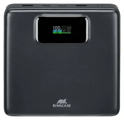 Immagine prodotto di Rivacase Turbo, 25800 mAh, polimero di litio (LiPo), Power Delivery 3.0, Quick Charge 3.0, 3,85 V, nero