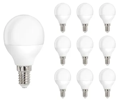 Produktbild von Spectrum E14 LED Kugellampe 1W 90lm 4000K Neutralweiß 230V 45mm 10 Stück